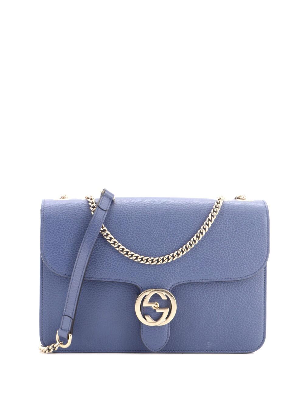 Gucci Interlocking Shoulder Bag Leather #364660G96B